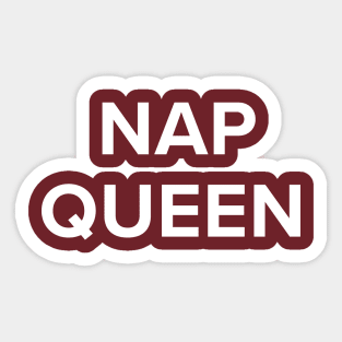 Nap Queen Sticker